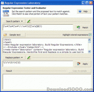 Regular Expression Laboratory screenshot